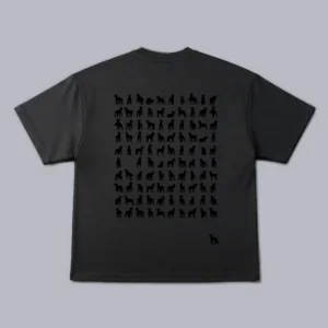 1/100 Box Tee - Black on Black