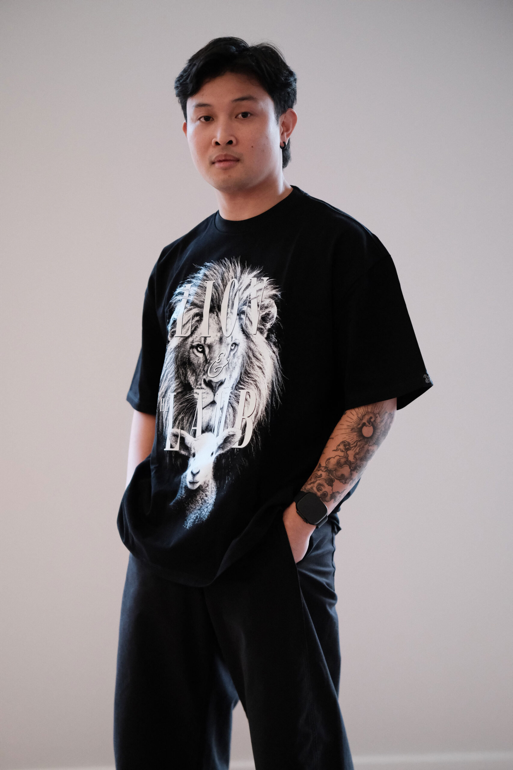 LionTeeModel2 Lion & The Lamb Tee