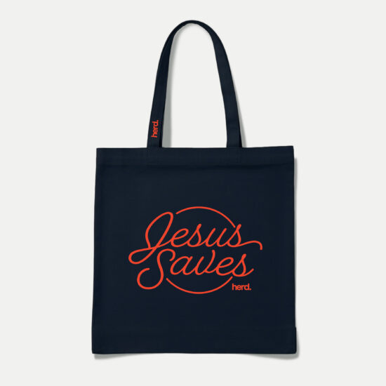 Jesus Saves Tote Bag