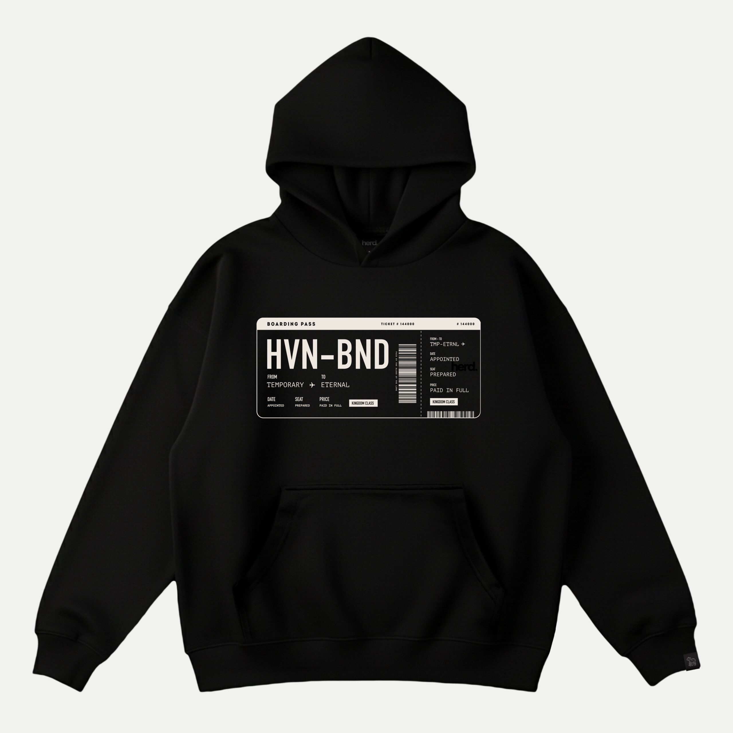 Boarding Pass Hoodie