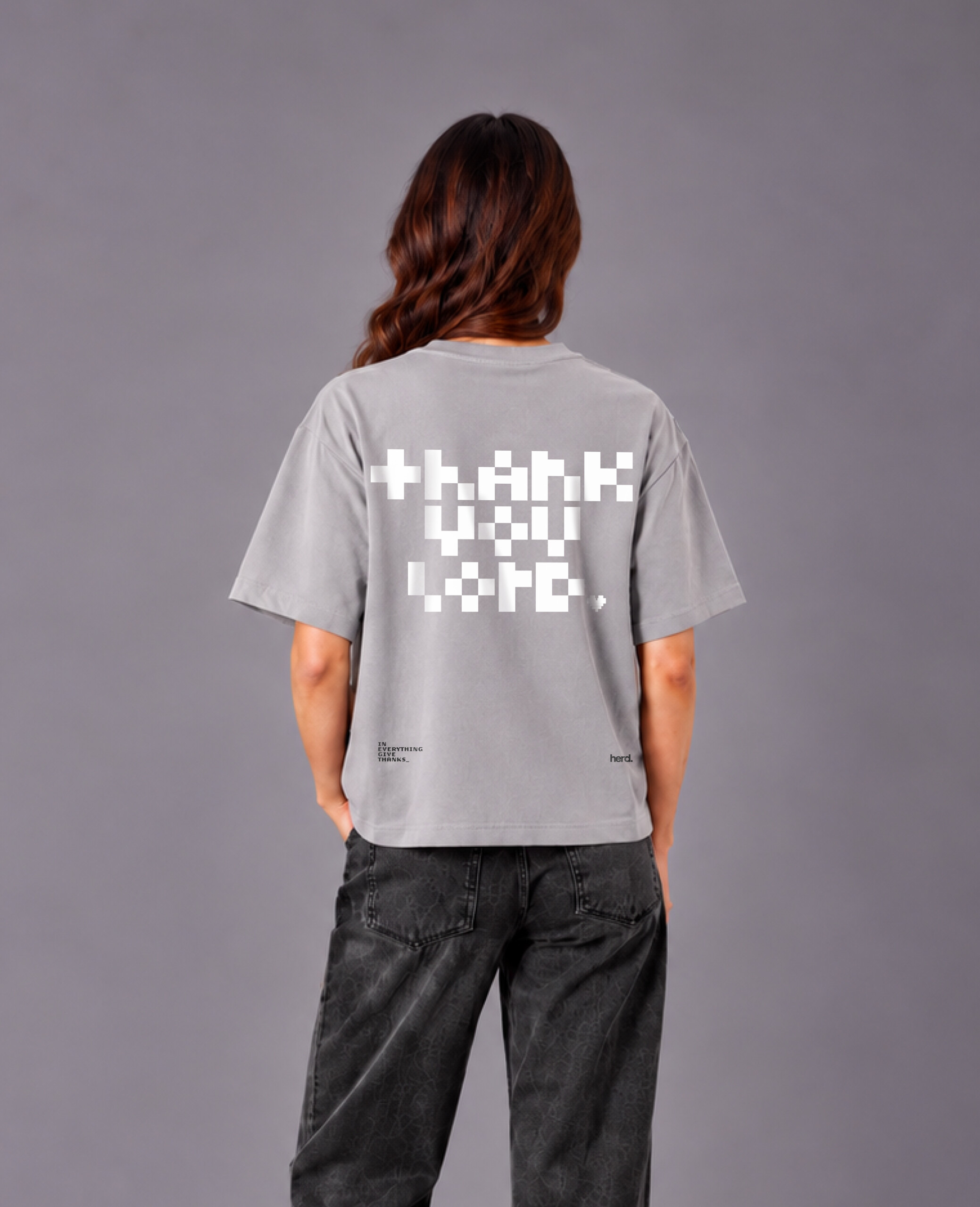 Thank you lord box tee front Thank you lord Box Tee gallery image 4
